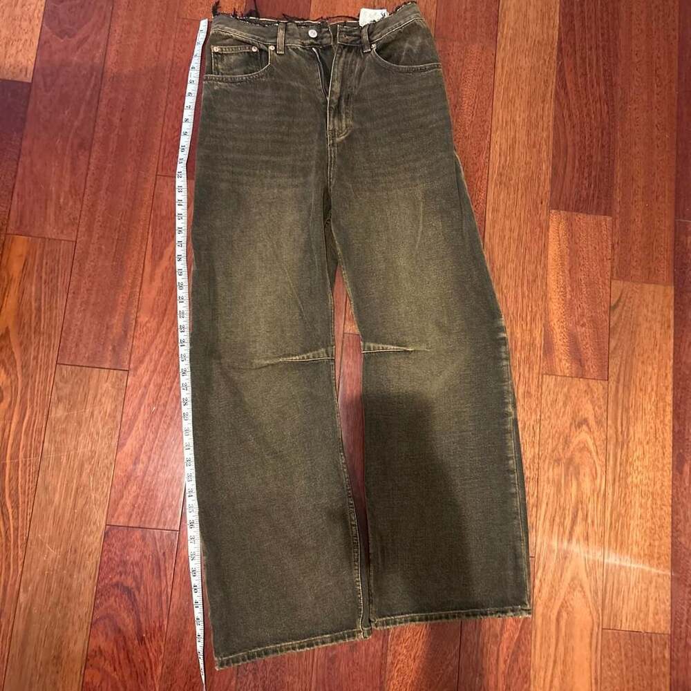 MM6 Maison Margiela Baggy Jeans Size 28 Brown Denim